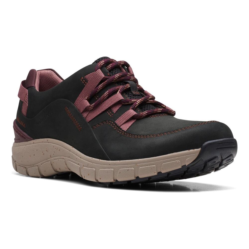 NWT Clarks Wave Range Black Combi Shoes - Men's, 7 M